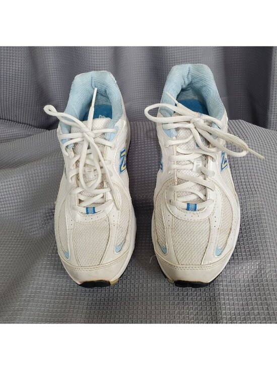 New Balance Shoes - New Balance Womens 494 Size 8.5 Walking Shoes White Blue Comfort Lightweight